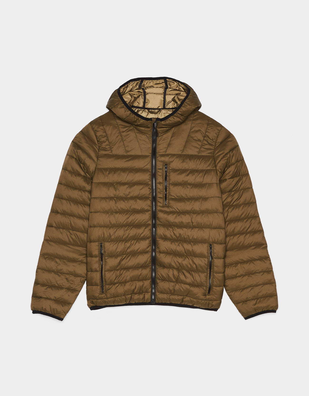 Bershka Kapüşonlu şişme mont 2 Bershka Kapüşonlu şişme mont 3