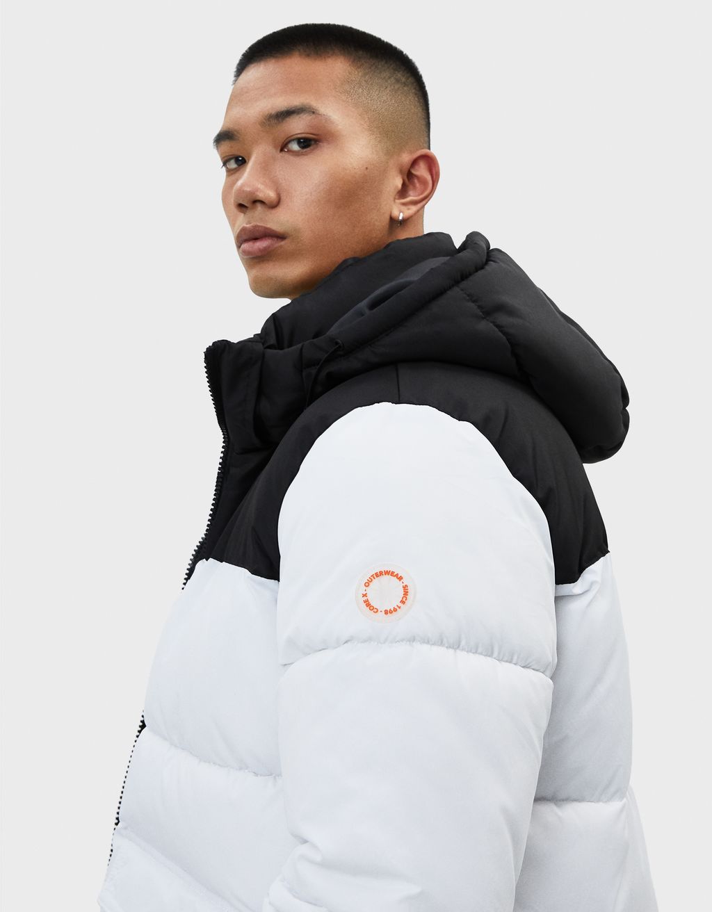 puffy jacket bershka