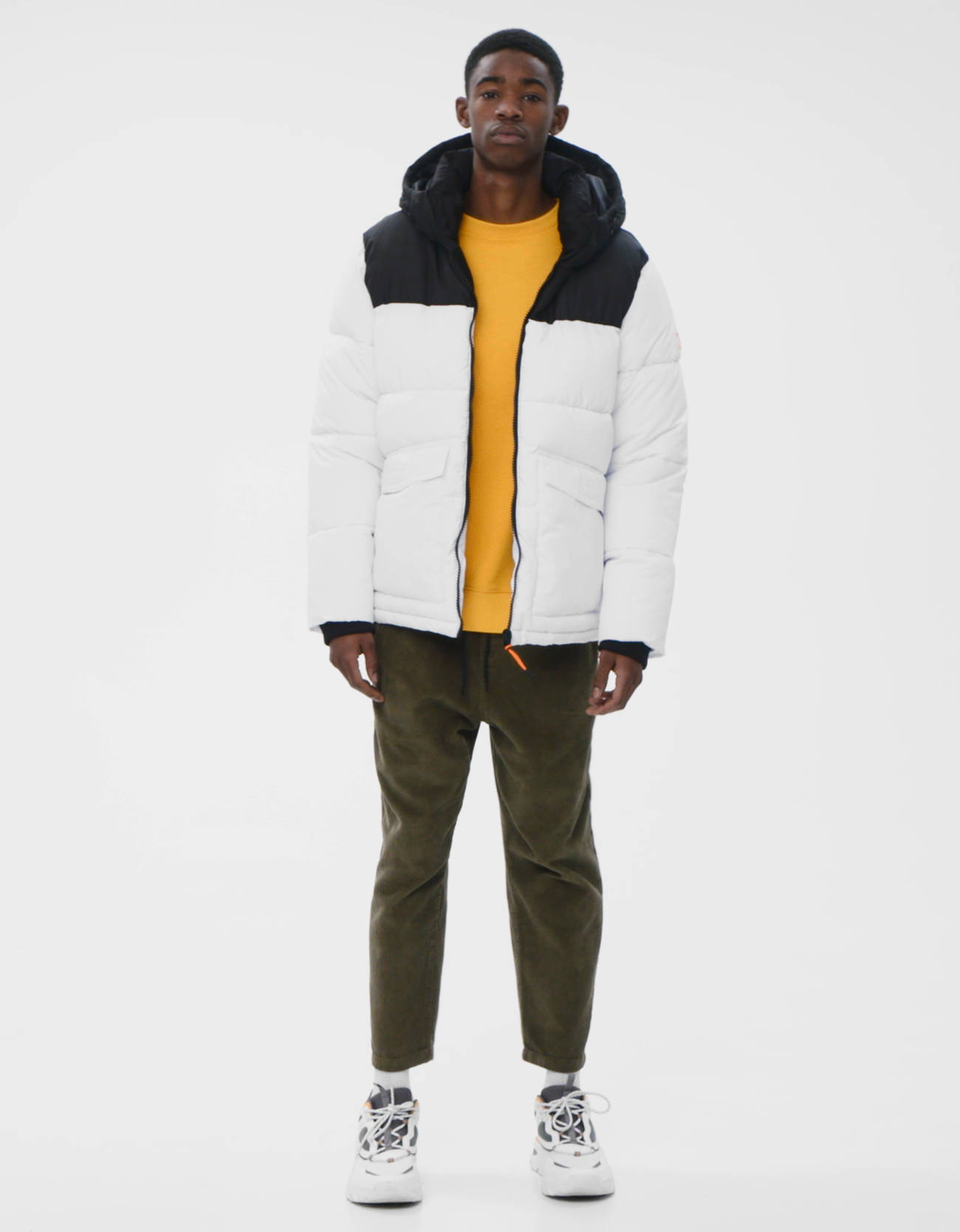 puffy jacket bershka