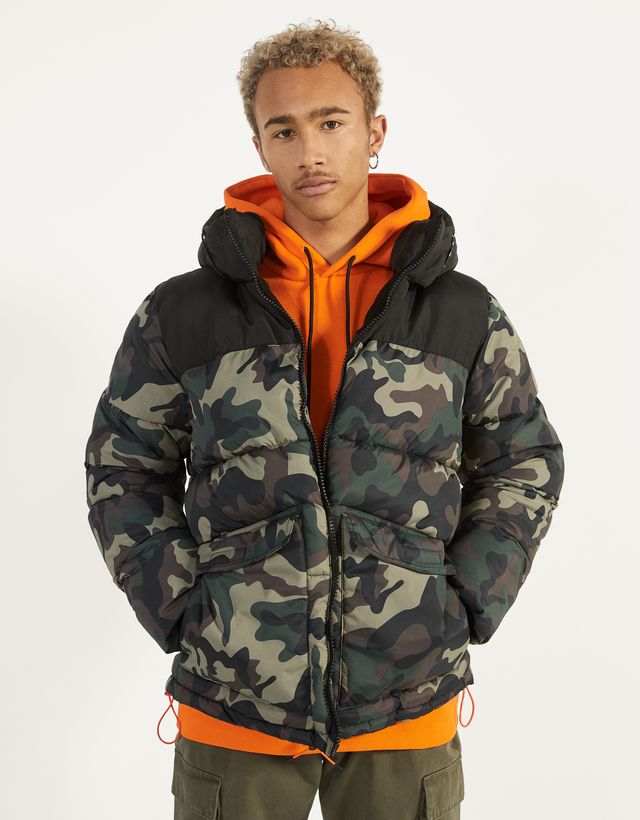 Three-tone fleece jacket - Bomber 