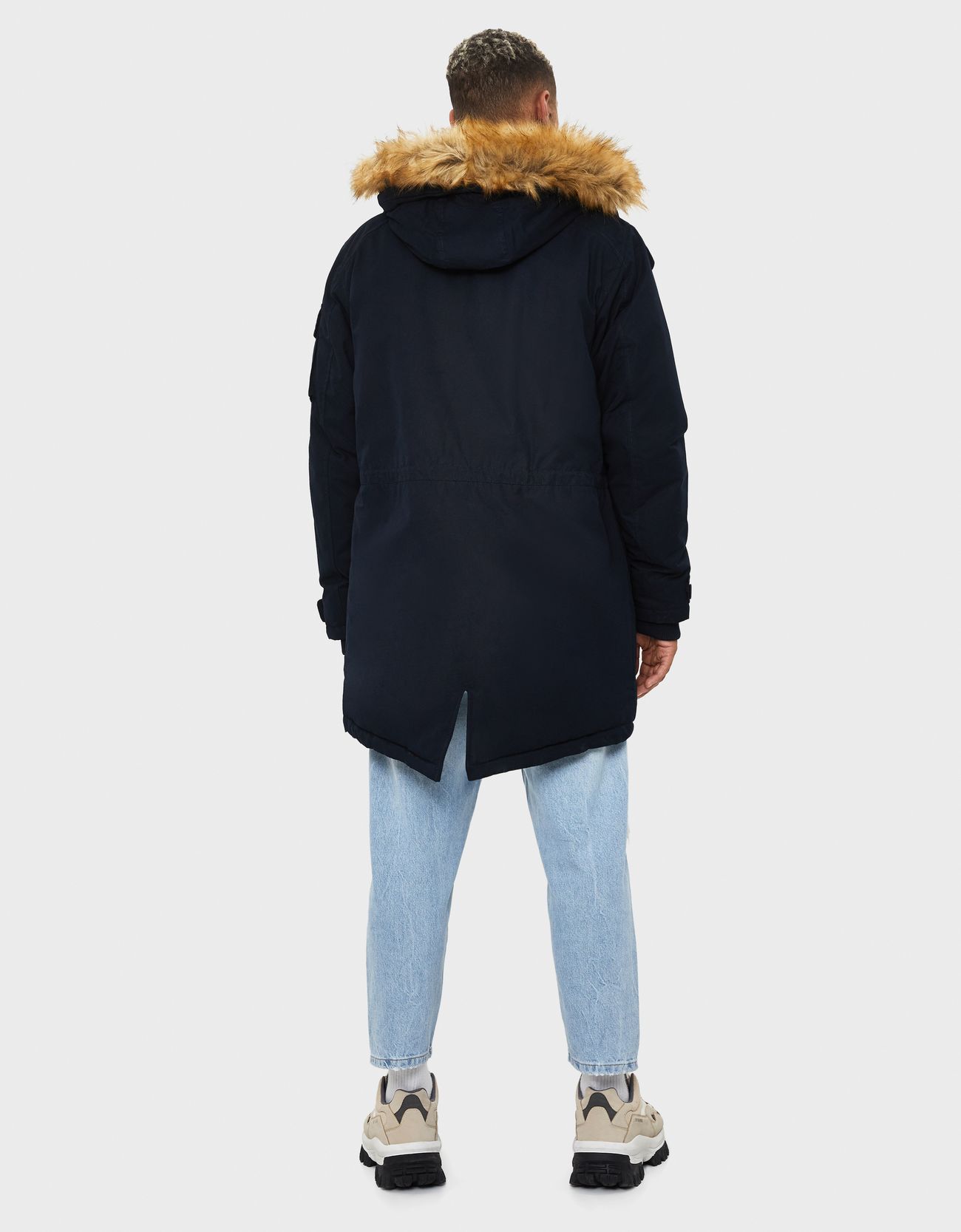 Bershka Pamuklu şişme kapüşonlu parka 0 Bershka Pamuklu şişme kapüşonlu parka 1