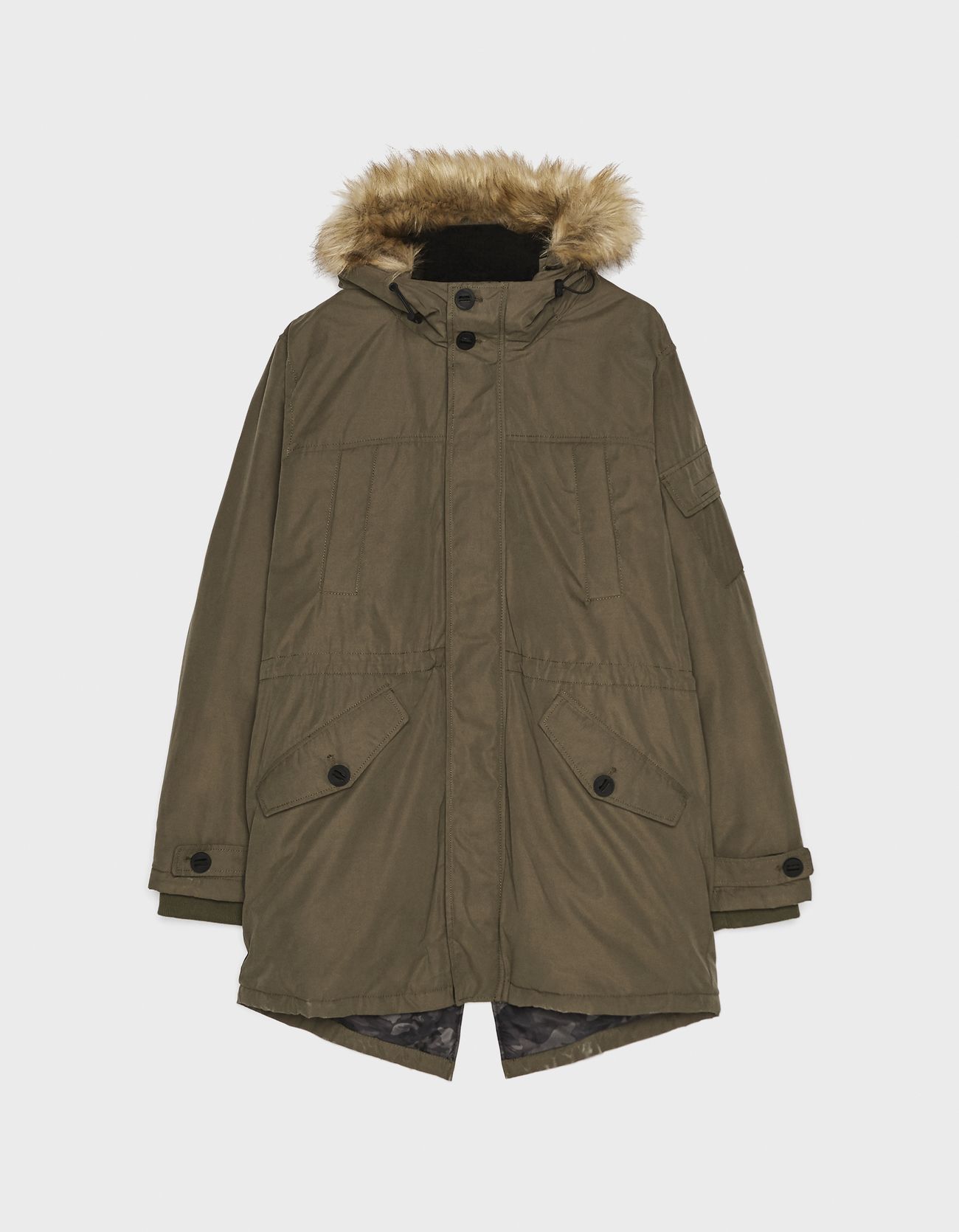 Bershka Pamuklu şişme kapüşonlu parka 6 Bershka Pamuklu şişme kapüşonlu parka 7