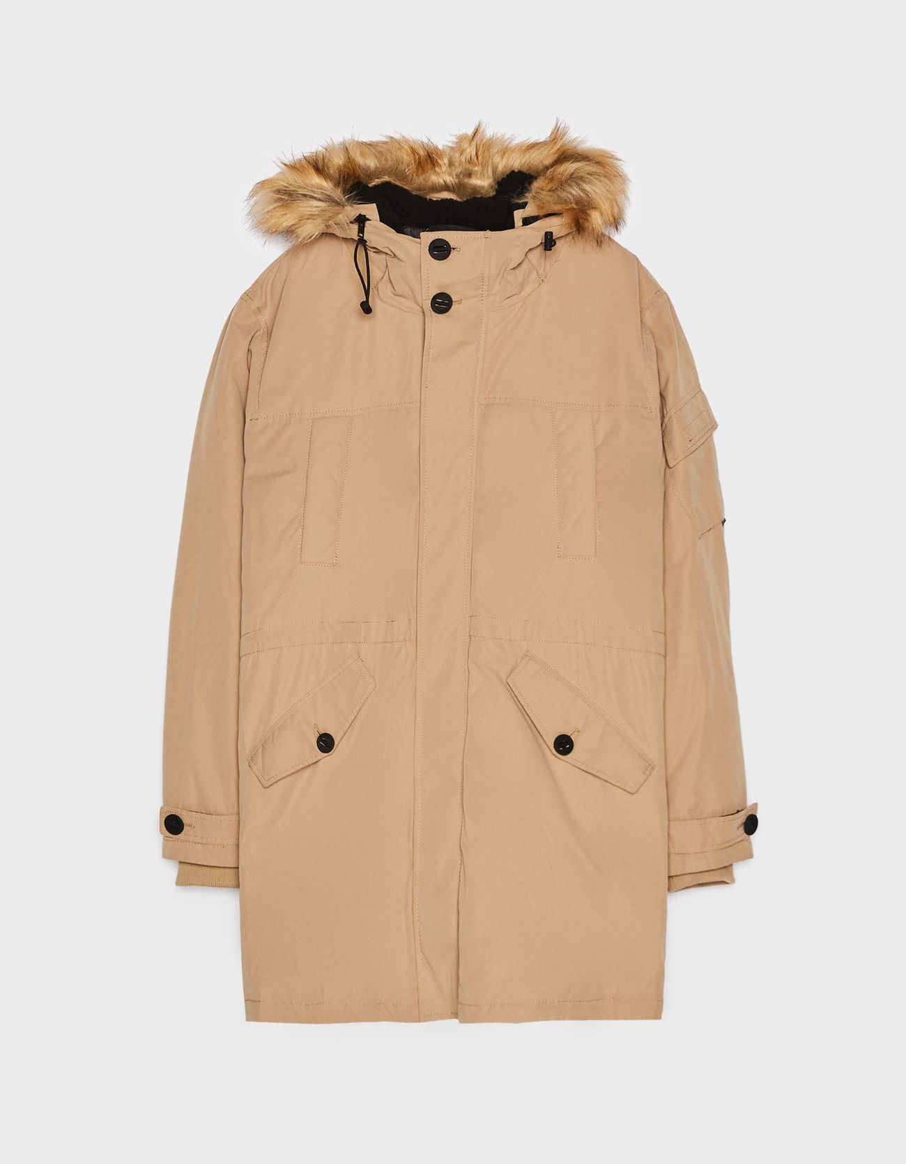 Bershka Pamuklu şişme kapüşonlu parka 6 Bershka Pamuklu şişme kapüşonlu parka 7