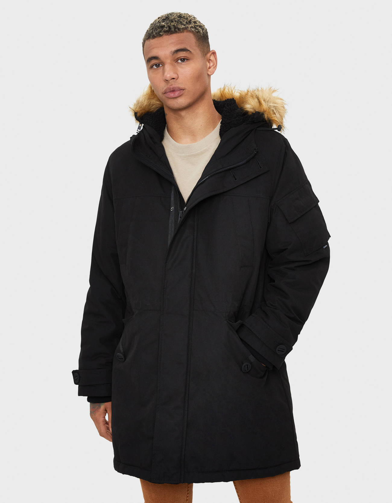 Bershka Pamuklu şişme kapüşonlu parka 10 Bershka Pamuklu şişme kapüşonlu parka 11