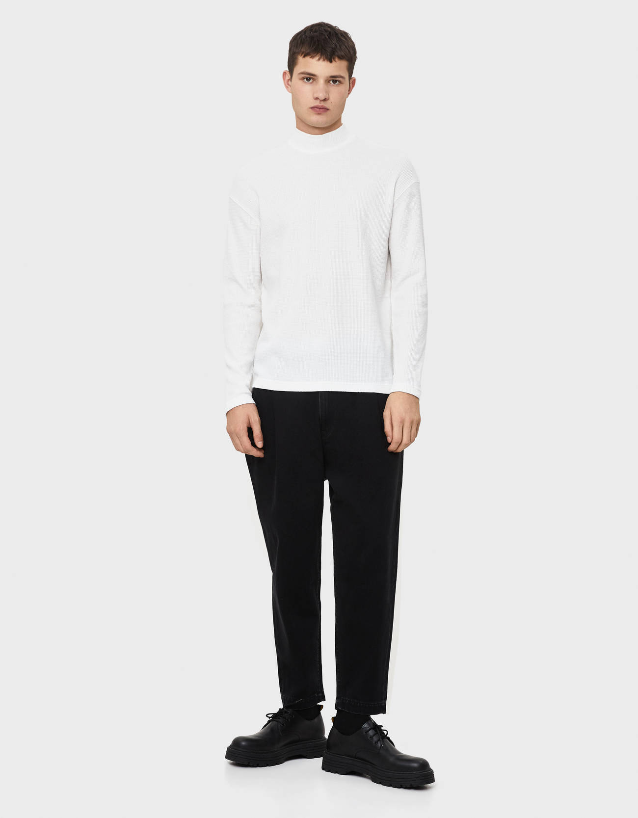 Bershka Dik yaka kazak 4 Bershka Dik yaka kazak 5