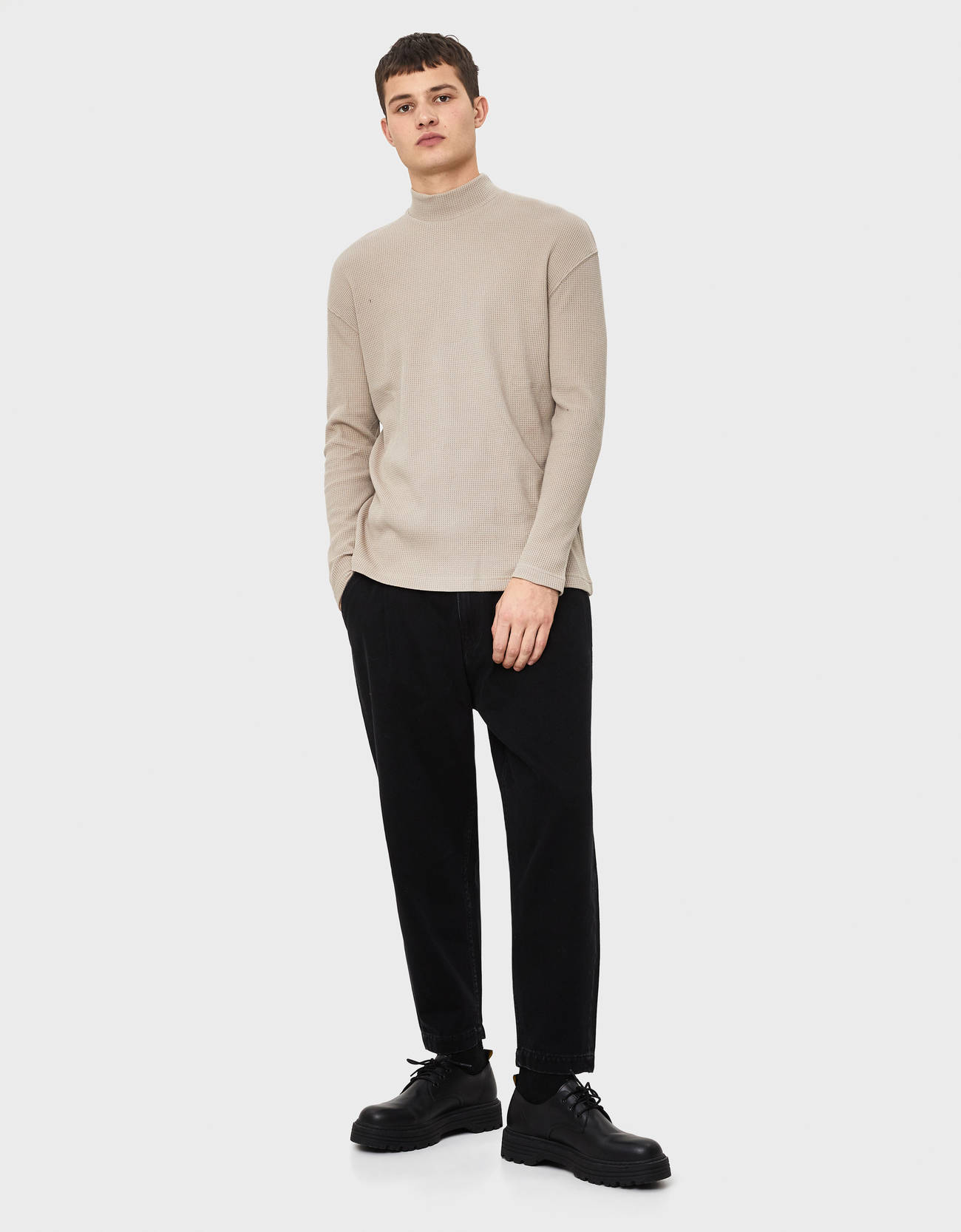 Bershka Dik yaka kazak 4 Bershka Dik yaka kazak 5