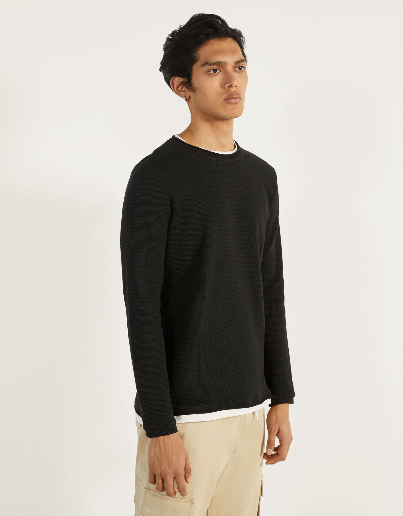 Double-layer sweater - null - Bershka 