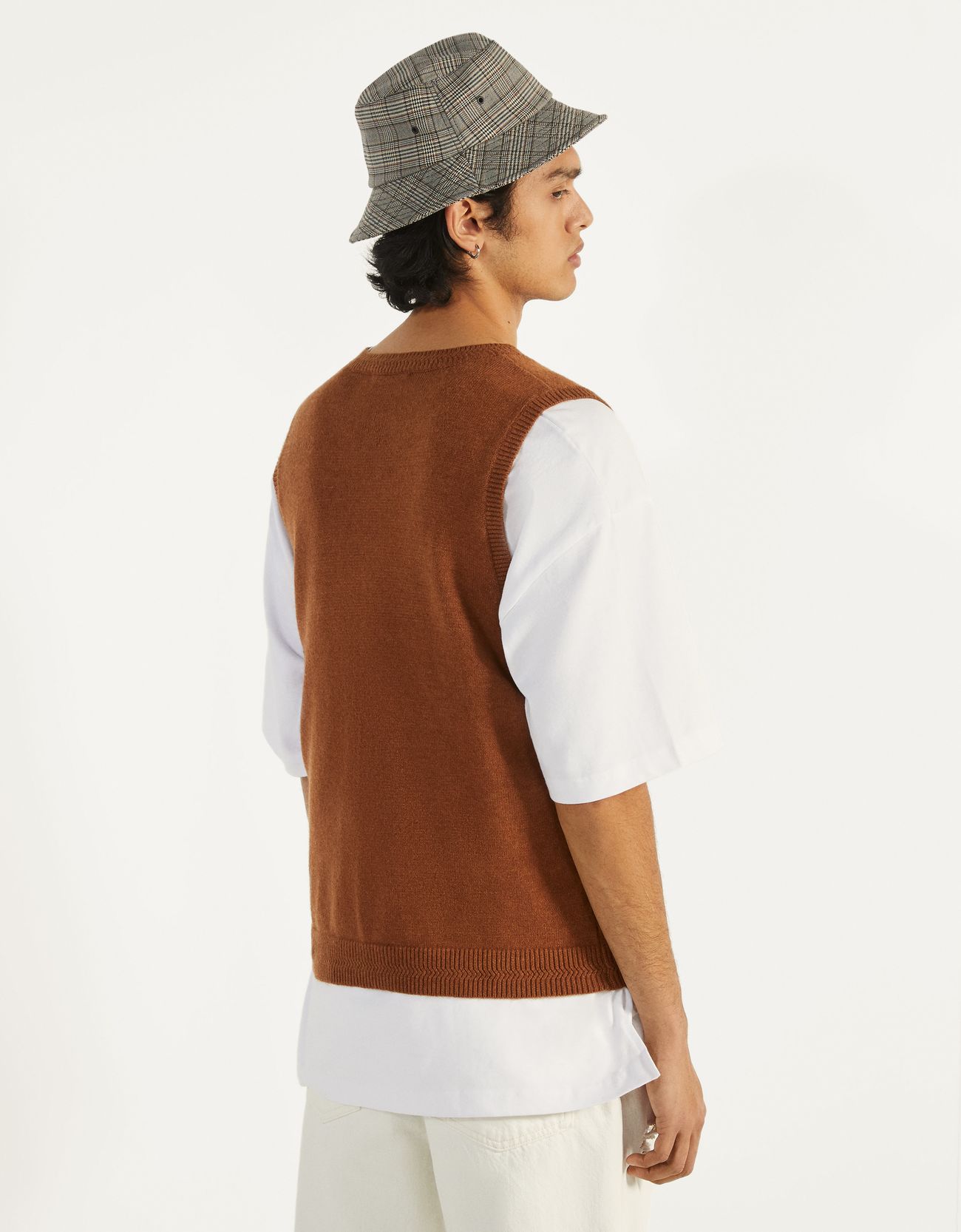 Bershka Bisiklet yaka yelek 0 Bershka Bisiklet yaka yelek 1