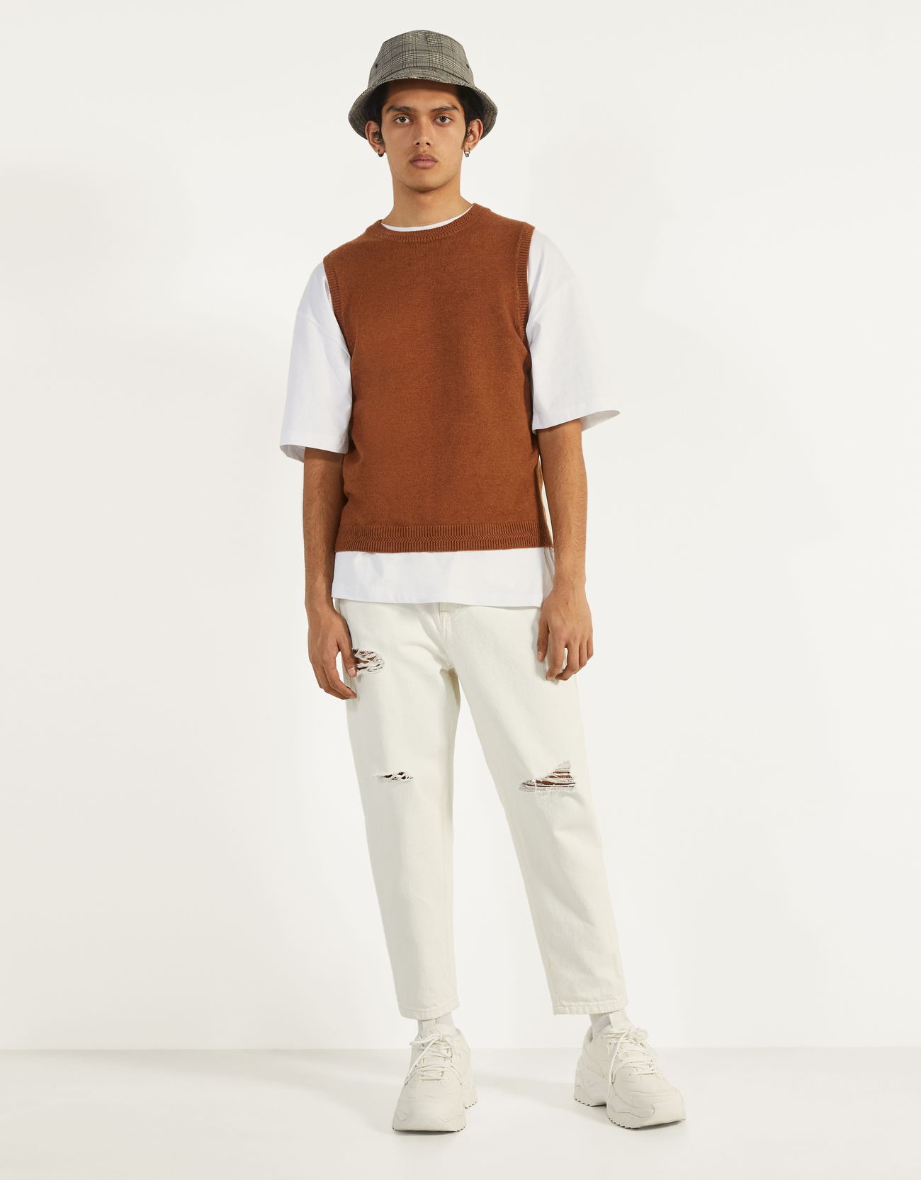 Bershka Bisiklet yaka yelek 6 Bershka Bisiklet yaka yelek 7