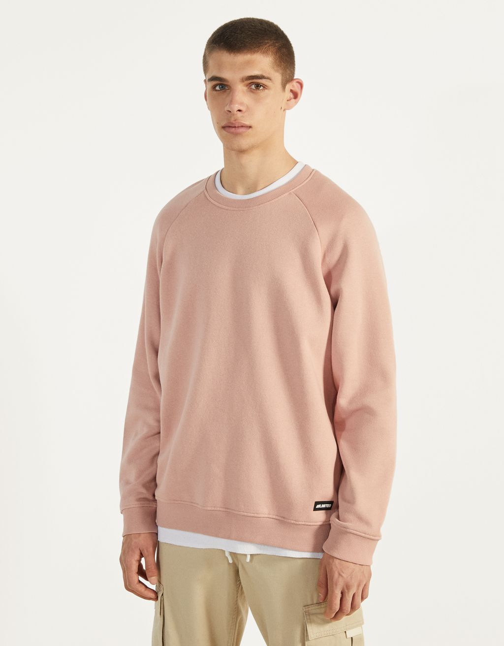 Round Neck Sweatshirt Coats Bershka Nicaragua