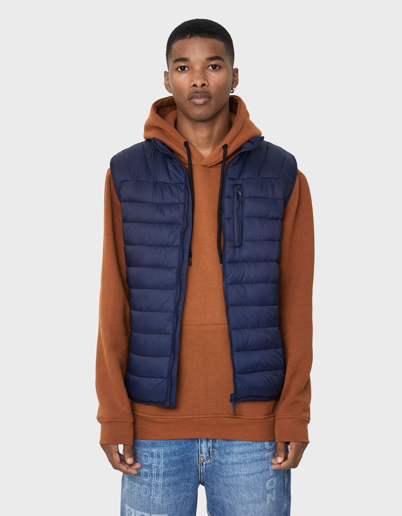Puffer gilet - Jackets - Bershka Venezuela