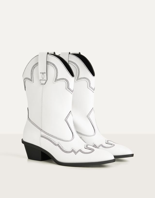Botines tacón plataforma - Botines - Bershka Guatemala