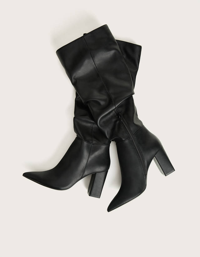 bershka slouch boots