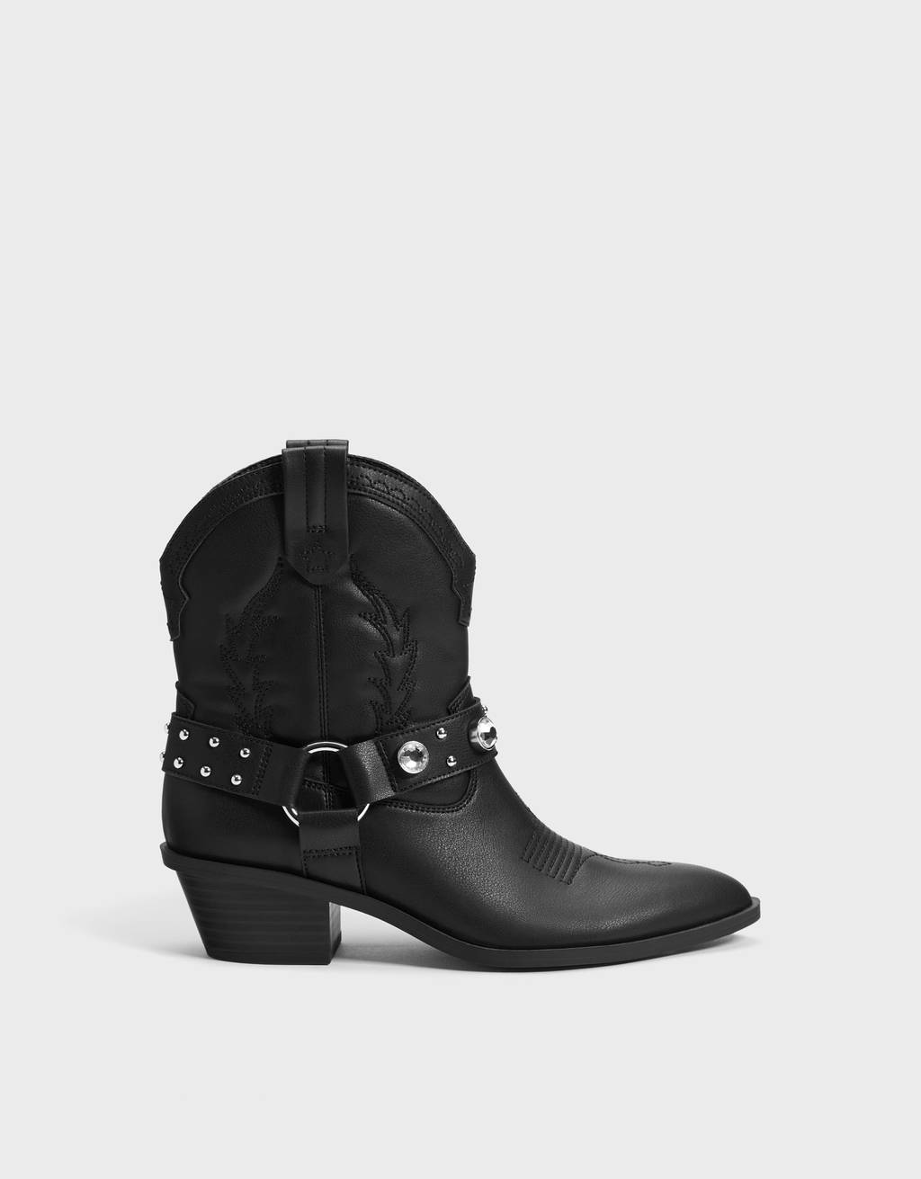 Botines cowboy joyas - null - Bershka Nicaragua