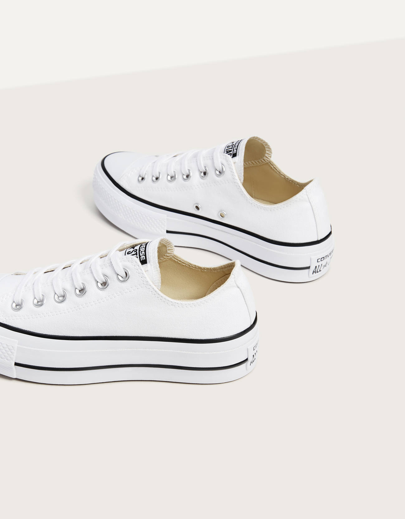 converse plateforme bershka