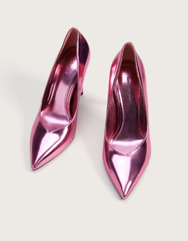 escarpin rouge bershka