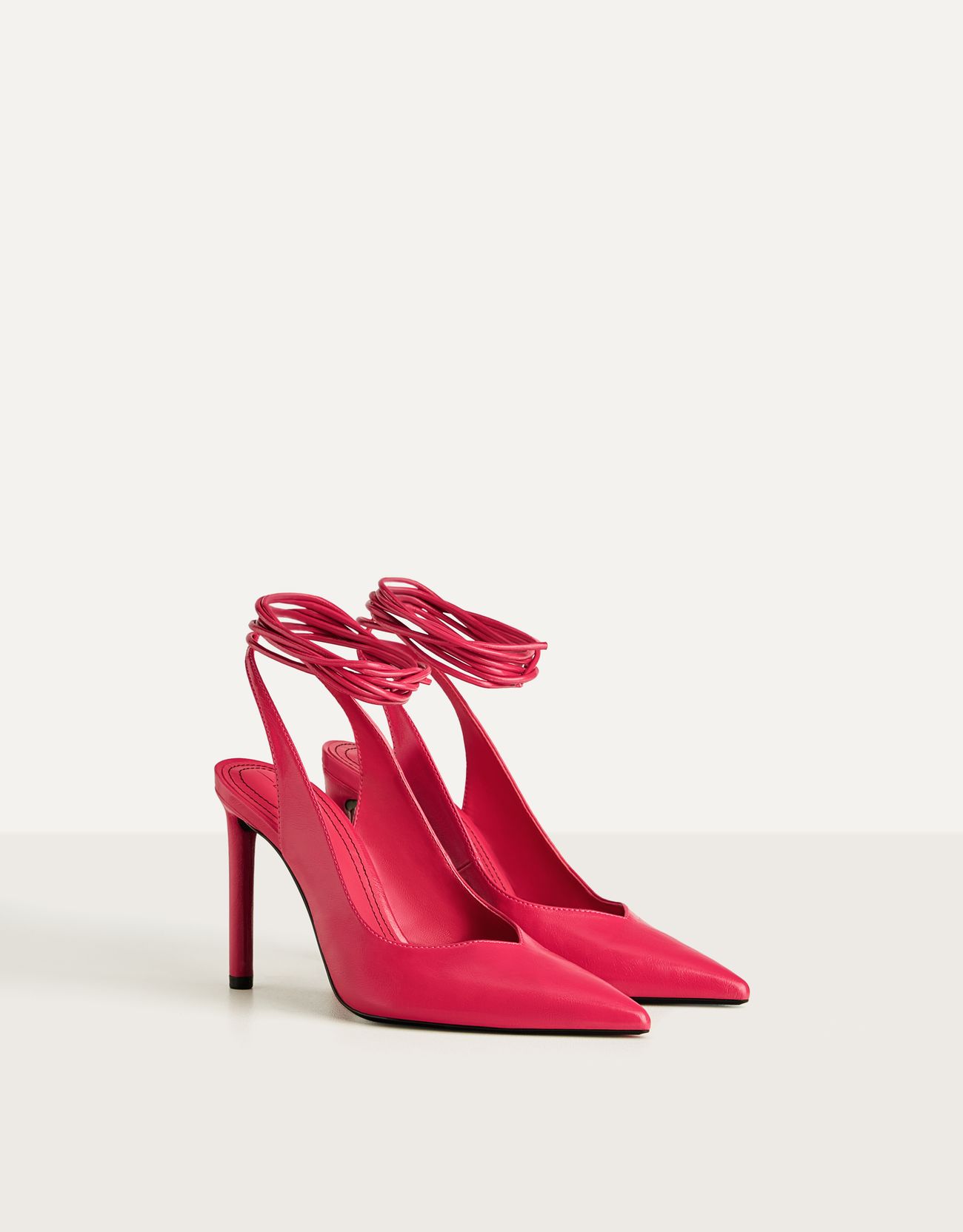 red slingback shoes