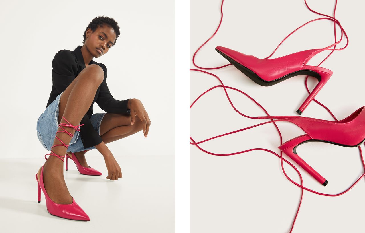 Heels Shoes Collection Women Bershka Saudi Arabia