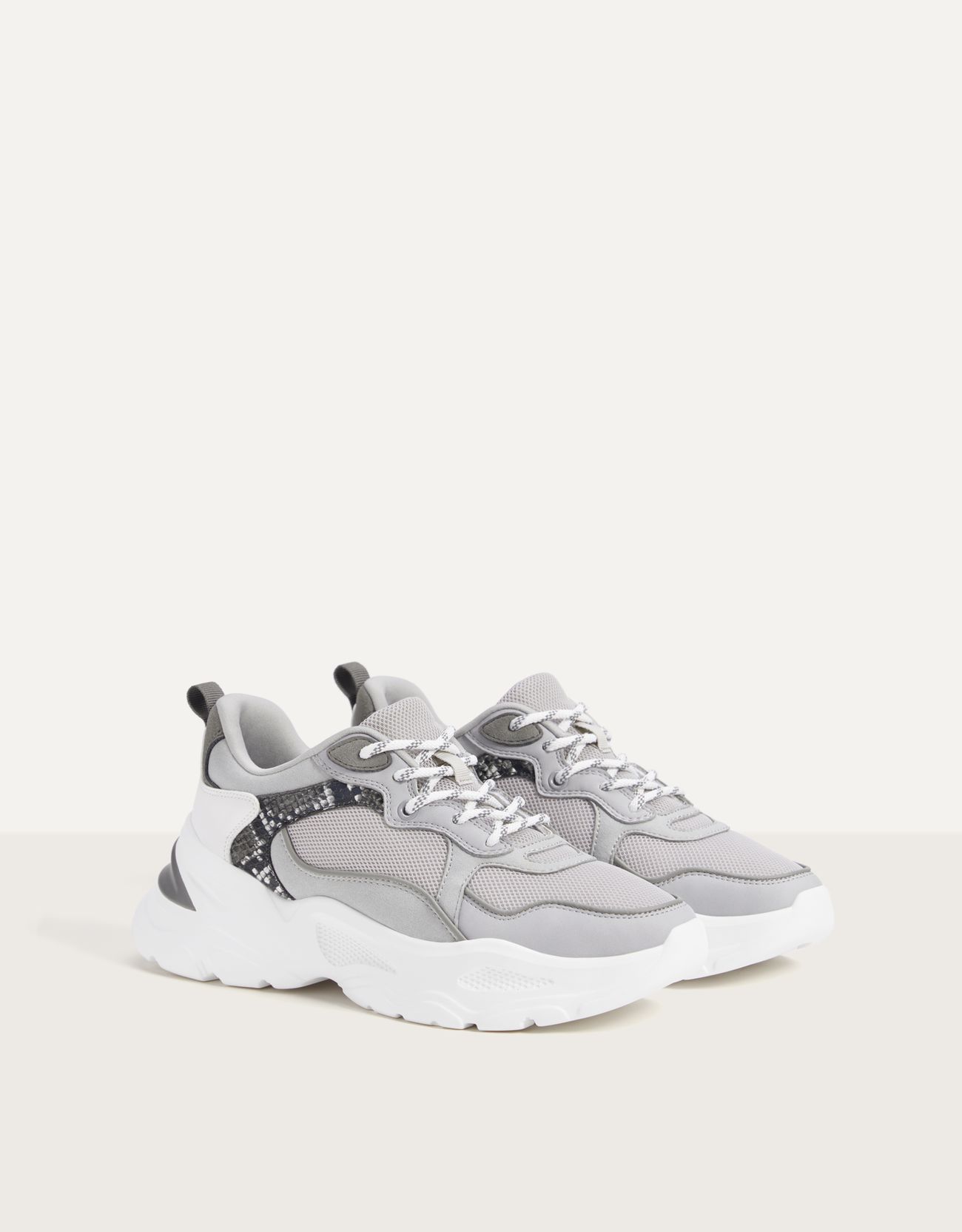 bershka white shoes