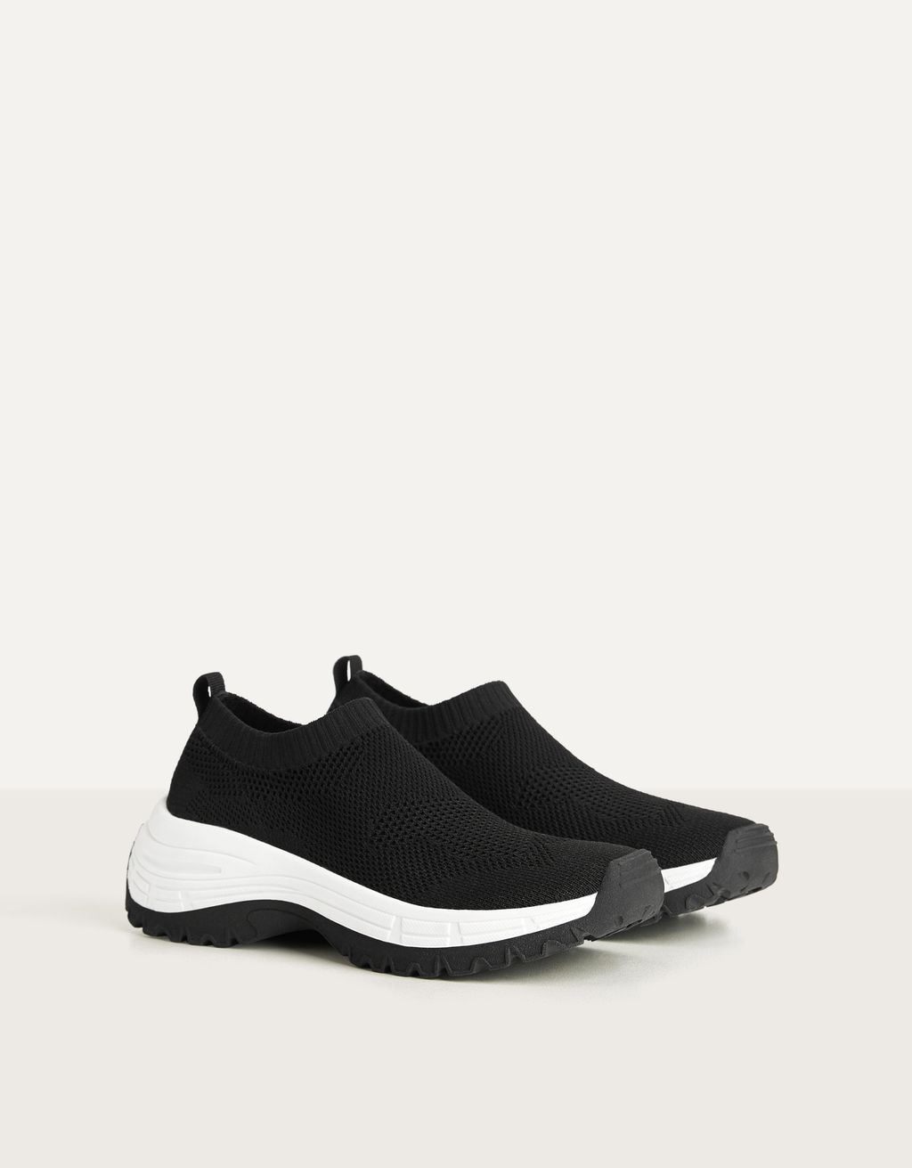 Deportivas rejilla calcetín - Zapatos - Bershka Guatemala