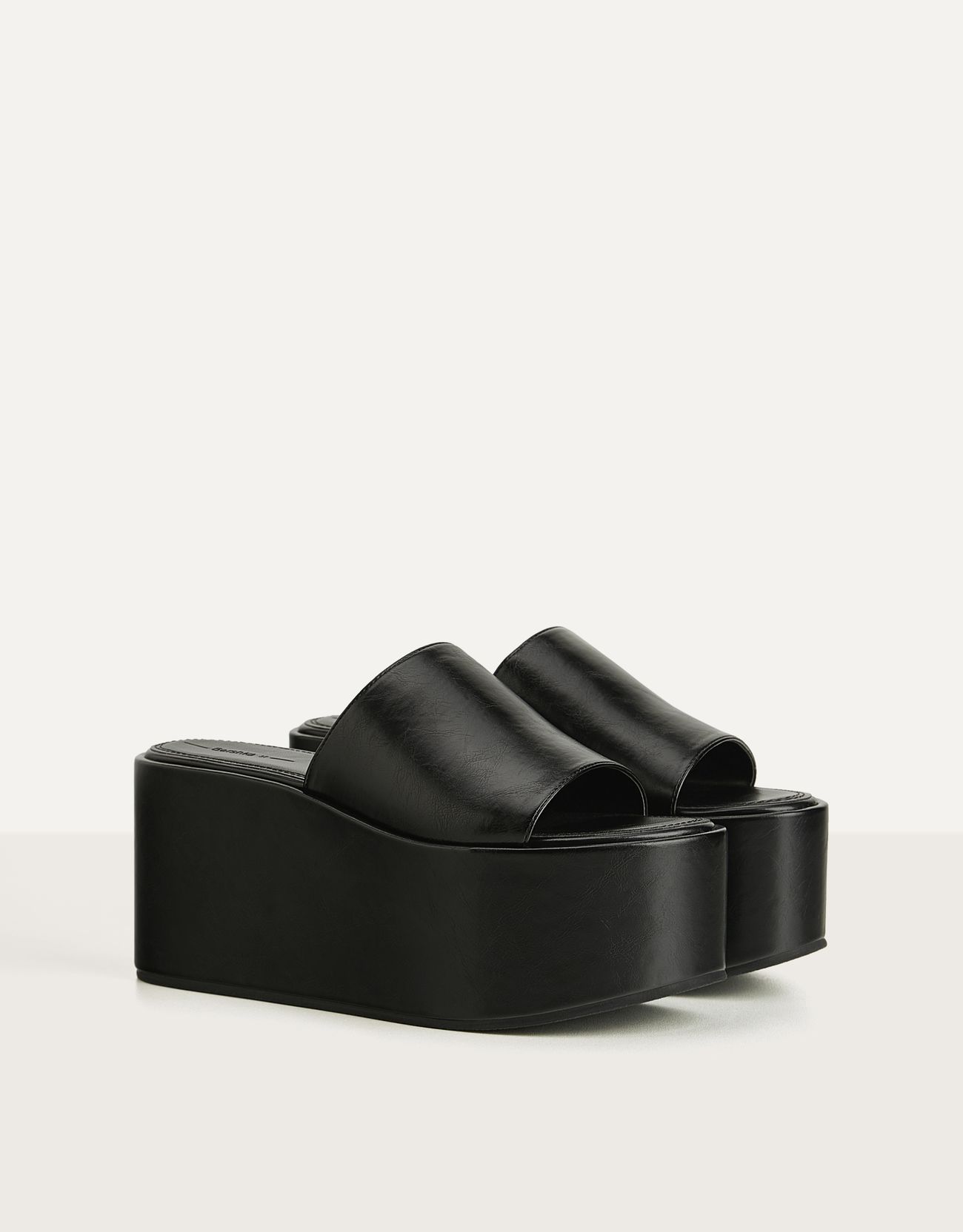 platform slide sandals