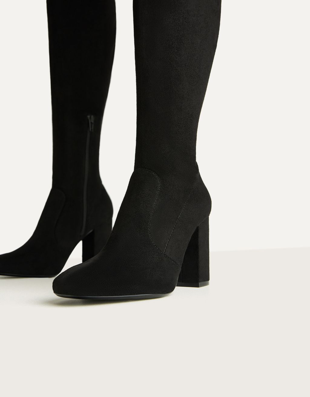 bershka over the knee boots