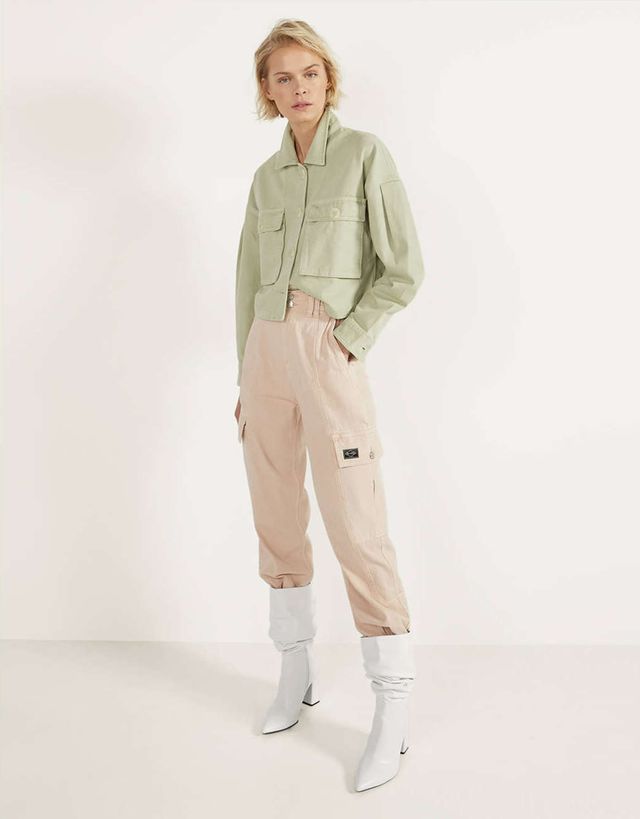 Botas tacón arrugadas - Mujer | Bershka