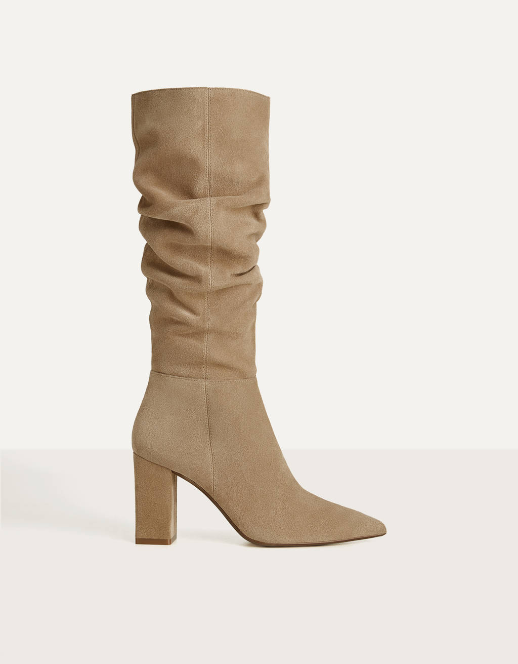 Botas PIEL arrugadas - Novedades - Bershka Maroc