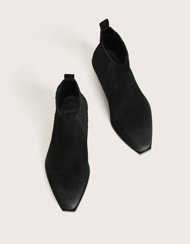 Botines cowboy hombre - null - Bershka Dominican Republic