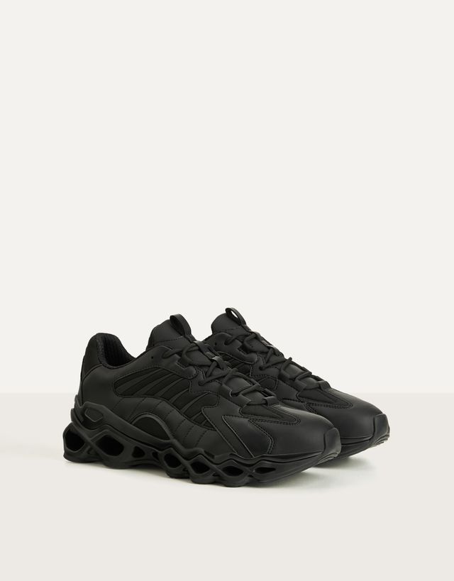 cut out chunky trainers