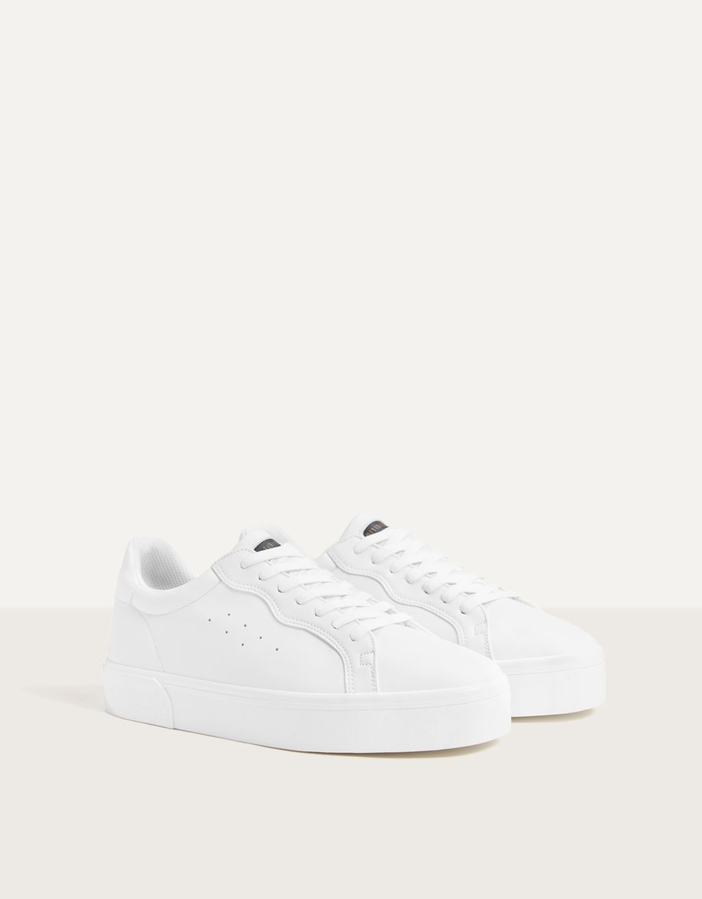tenis blancos bershka hombre