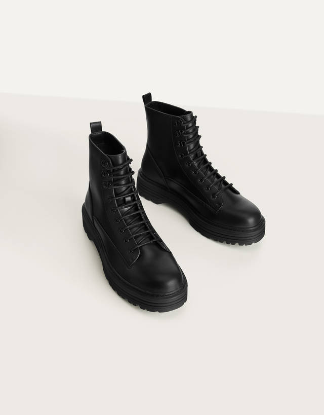lace-up boots - Shoes - Bershka Jordan