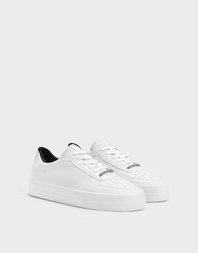 bershka white shoes