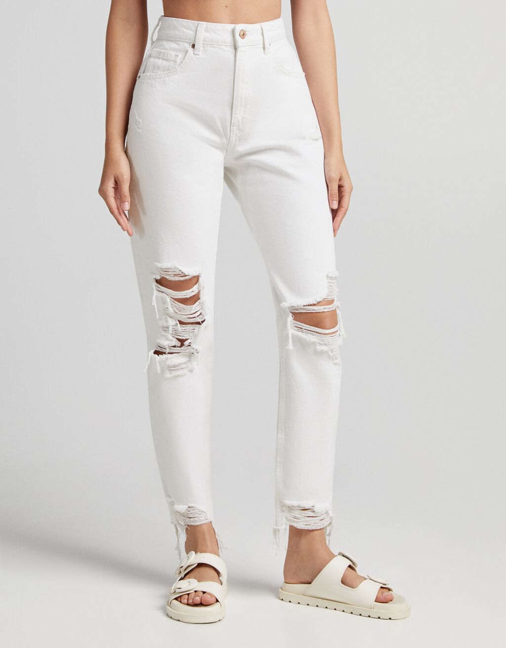 Bershka Rebaja El Vestido Midi Blanco Que Te Hará Parecer Una Modelo 8 0025352250 1 1 3