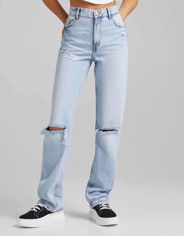 توزيع المجيد مدخل bershka basic denim jeans - youxijournal.com