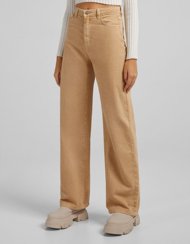 bershka wide leg pants