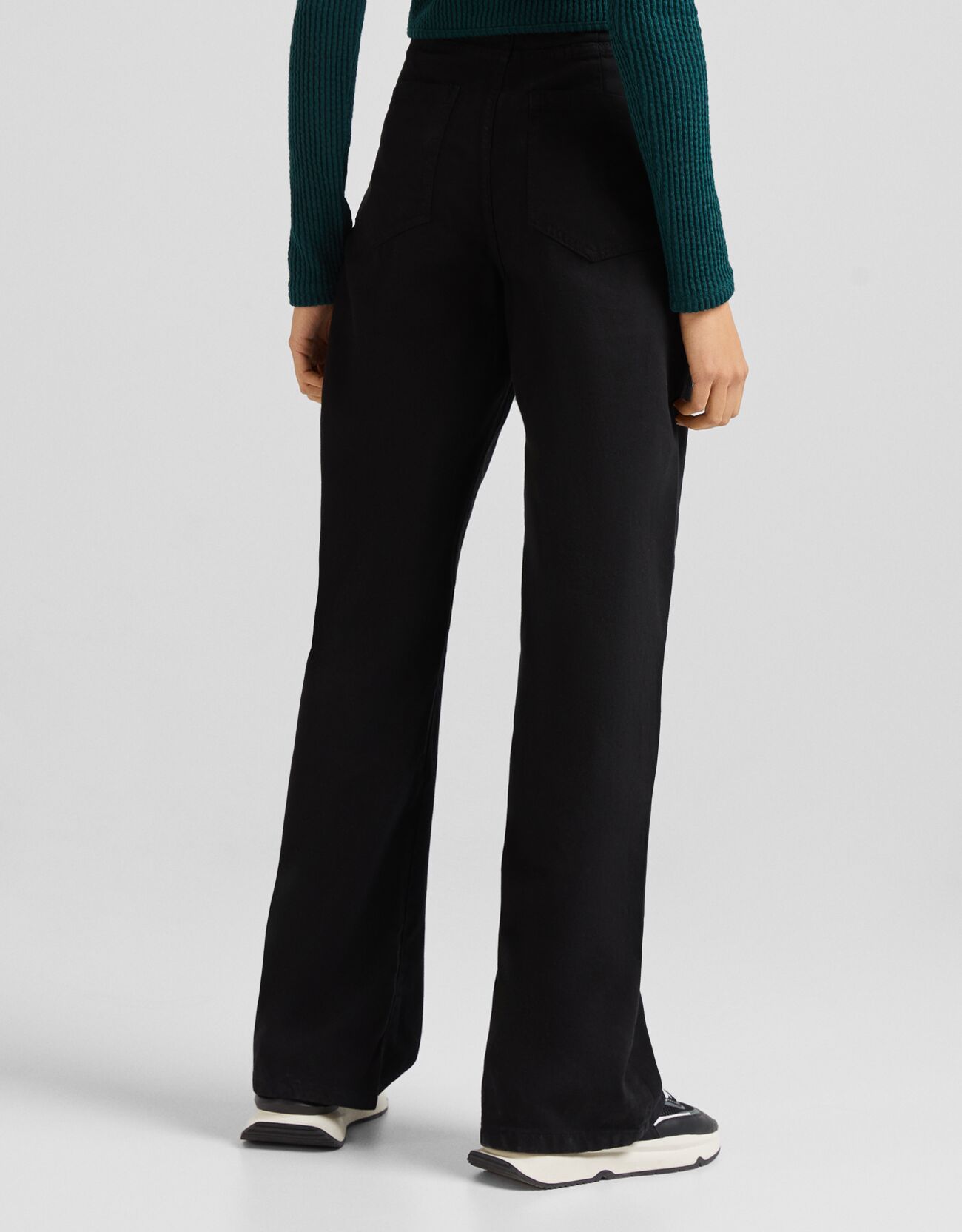 Bershka Wide leg dökümlü fitilli pantolon 2 Bershka Wide leg dökümlü fitilli pantolon 3