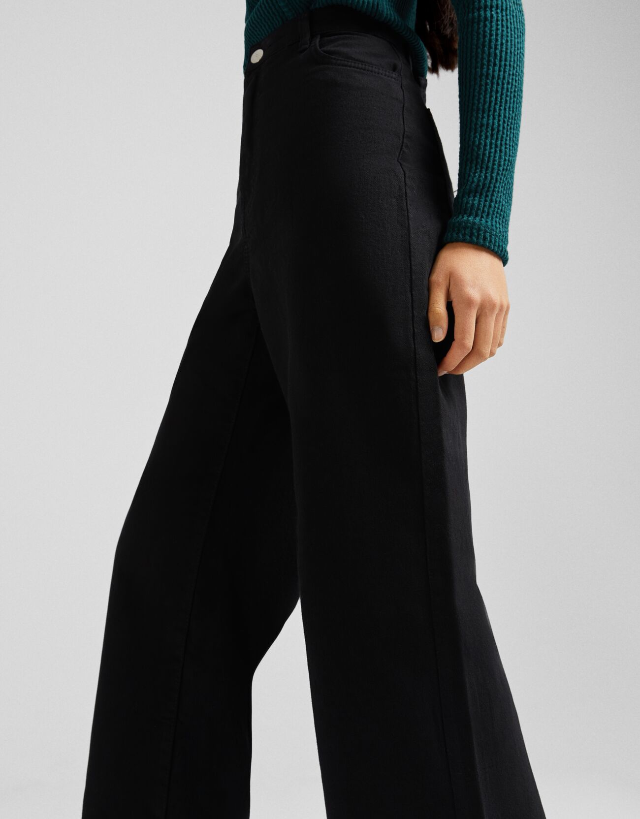 Bershka Wide leg dökümlü fitilli pantolon 4 Bershka Wide leg dökümlü fitilli pantolon 5