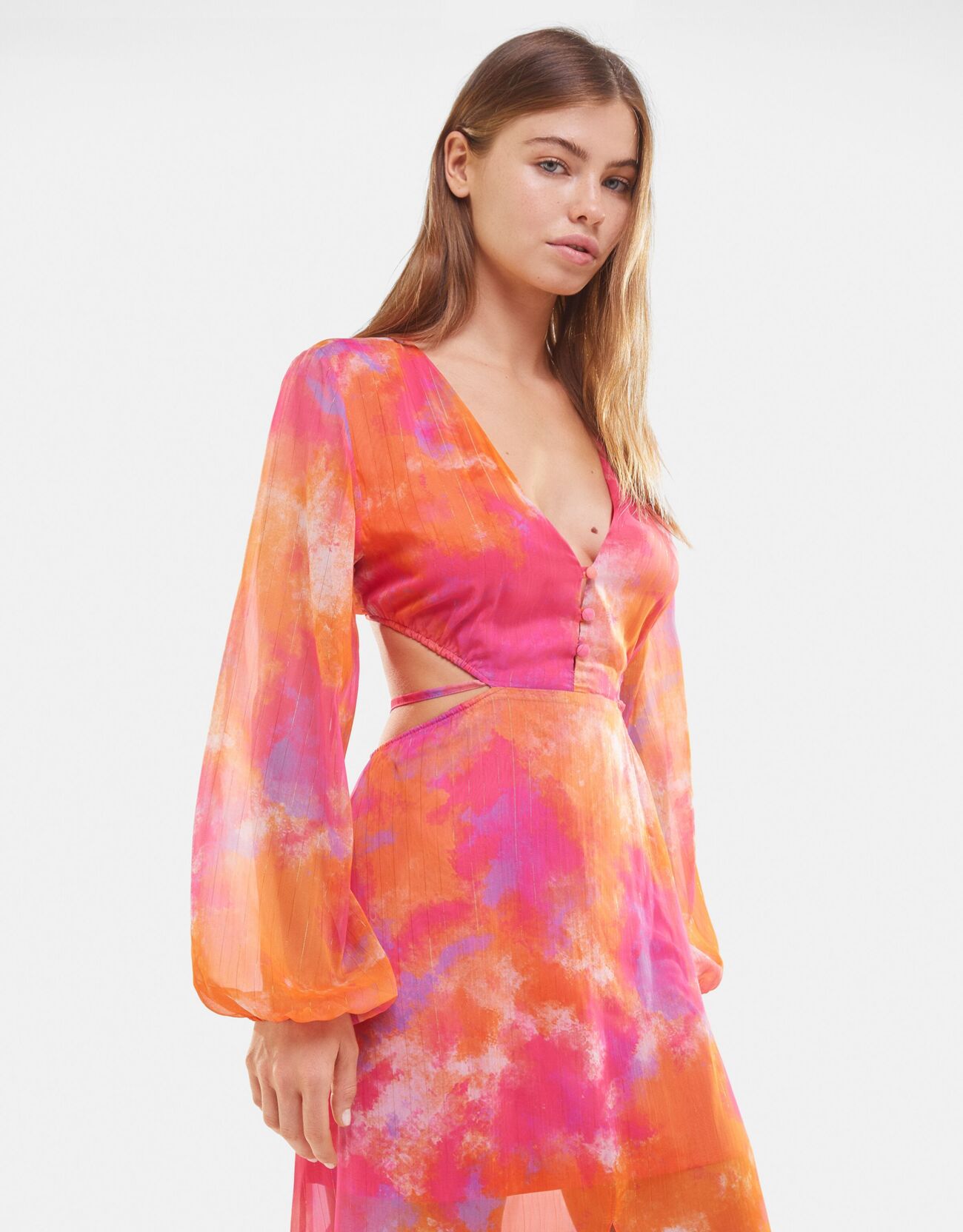 bershka wrap dress