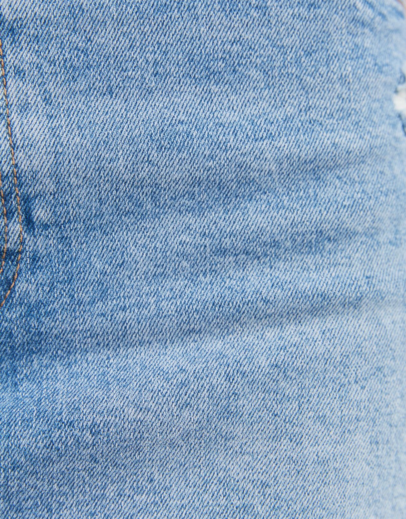 Bershka Yüksek bel denim etek 2 Bershka Yüksek bel denim etek 3