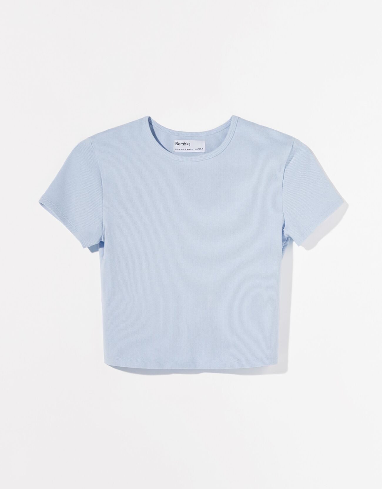 Bershka Kısa kollu fitilli t-shirt 4 Bershka Kısa kollu fitilli t-shirt 5