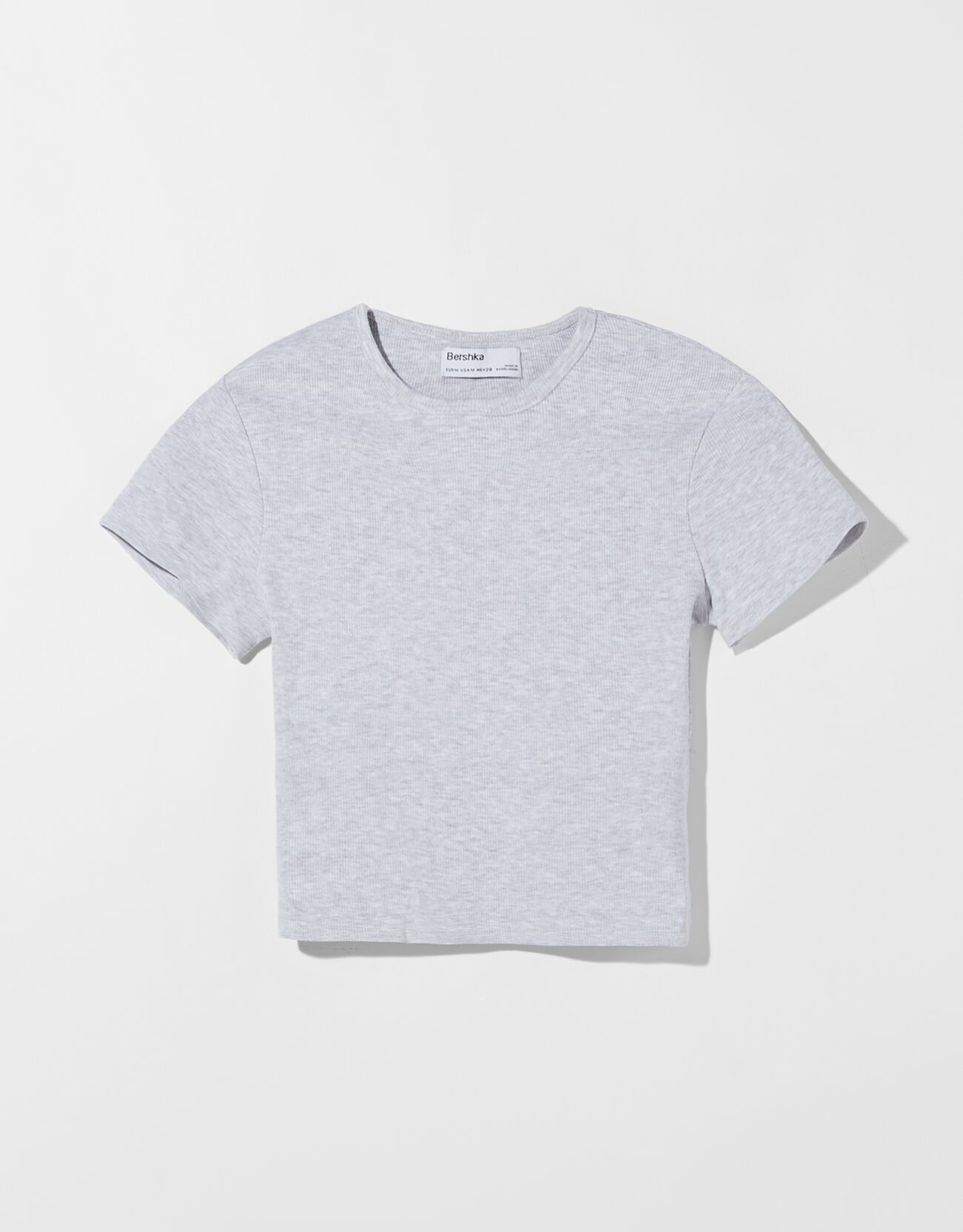 Bershka Kısa kollu fitilli t-shirt 4 Bershka Kısa kollu fitilli t-shirt 5
