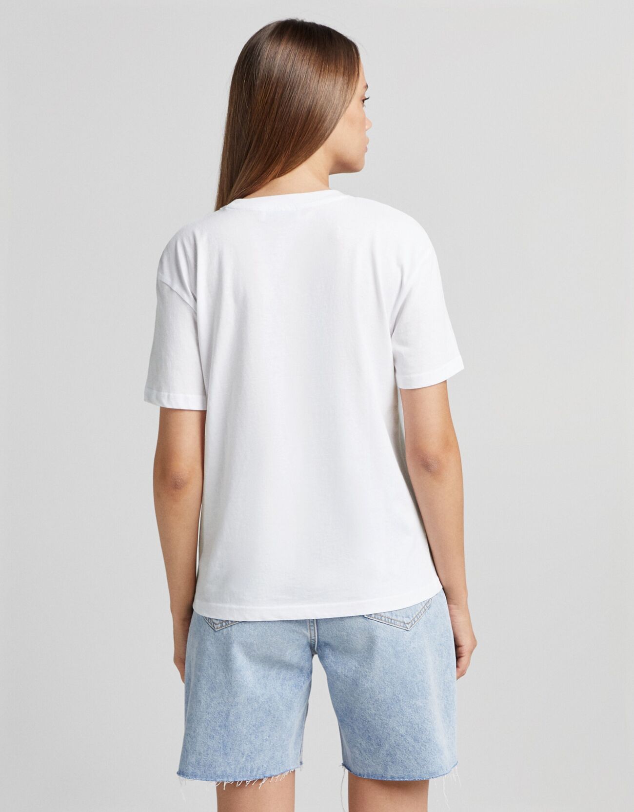 Bershka Baskılı kısa kollu t-shirt. 3