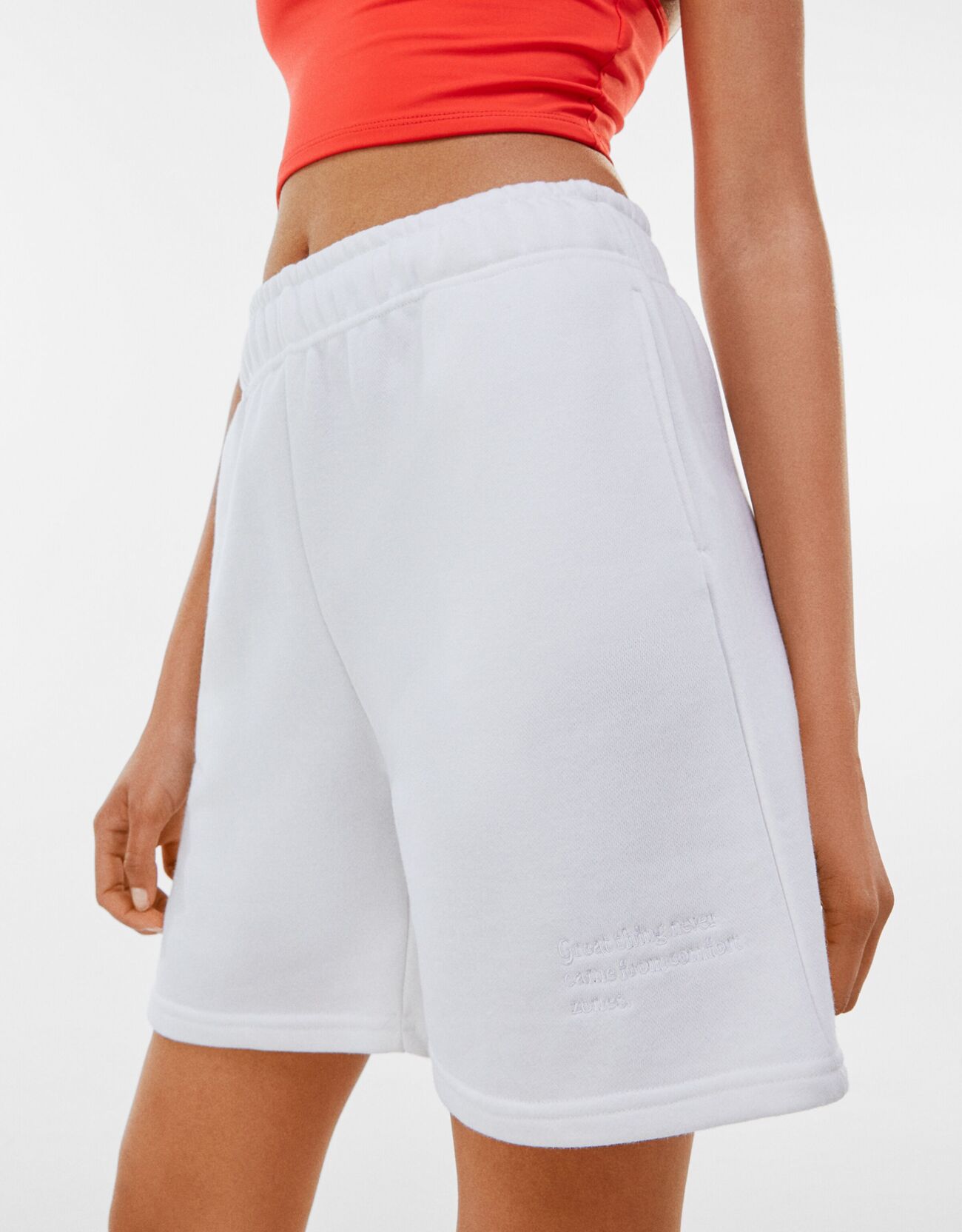 Bershka Kalın penye bermuda 10 Bershka Kalın penye bermuda 11