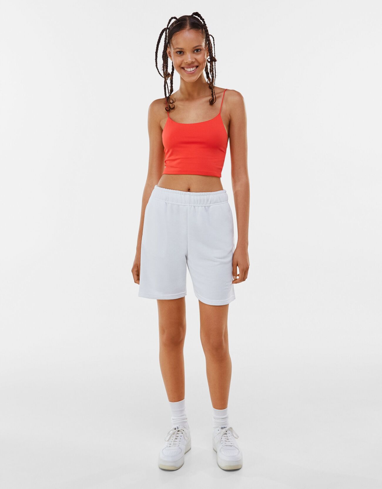 Bershka Kalın penye bermuda 8 Bershka Kalın penye bermuda 9