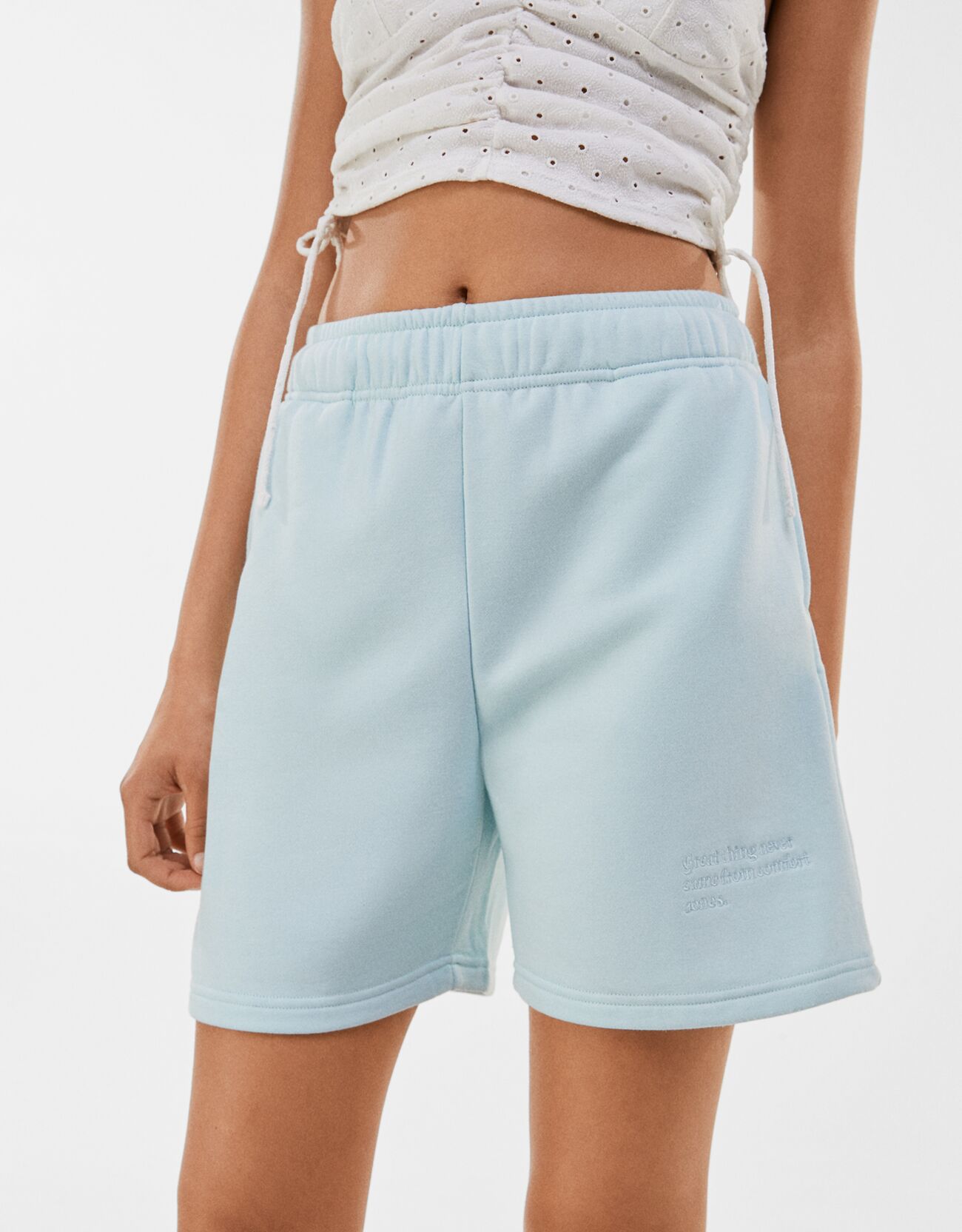 Bershka Kalın penye bermuda 10 Bershka Kalın penye bermuda 11
