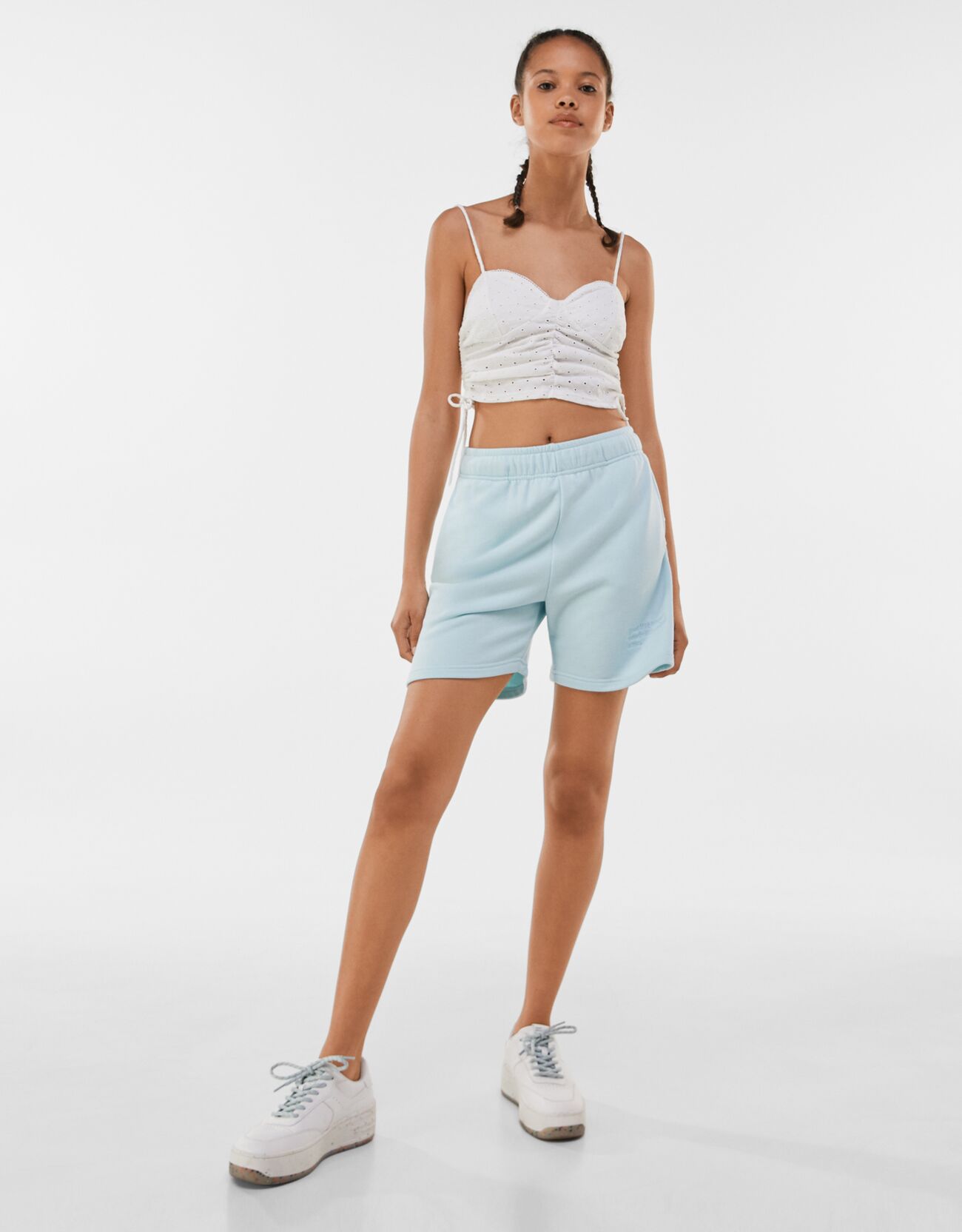 Bershka Kalın penye bermuda 8 Bershka Kalın penye bermuda 9