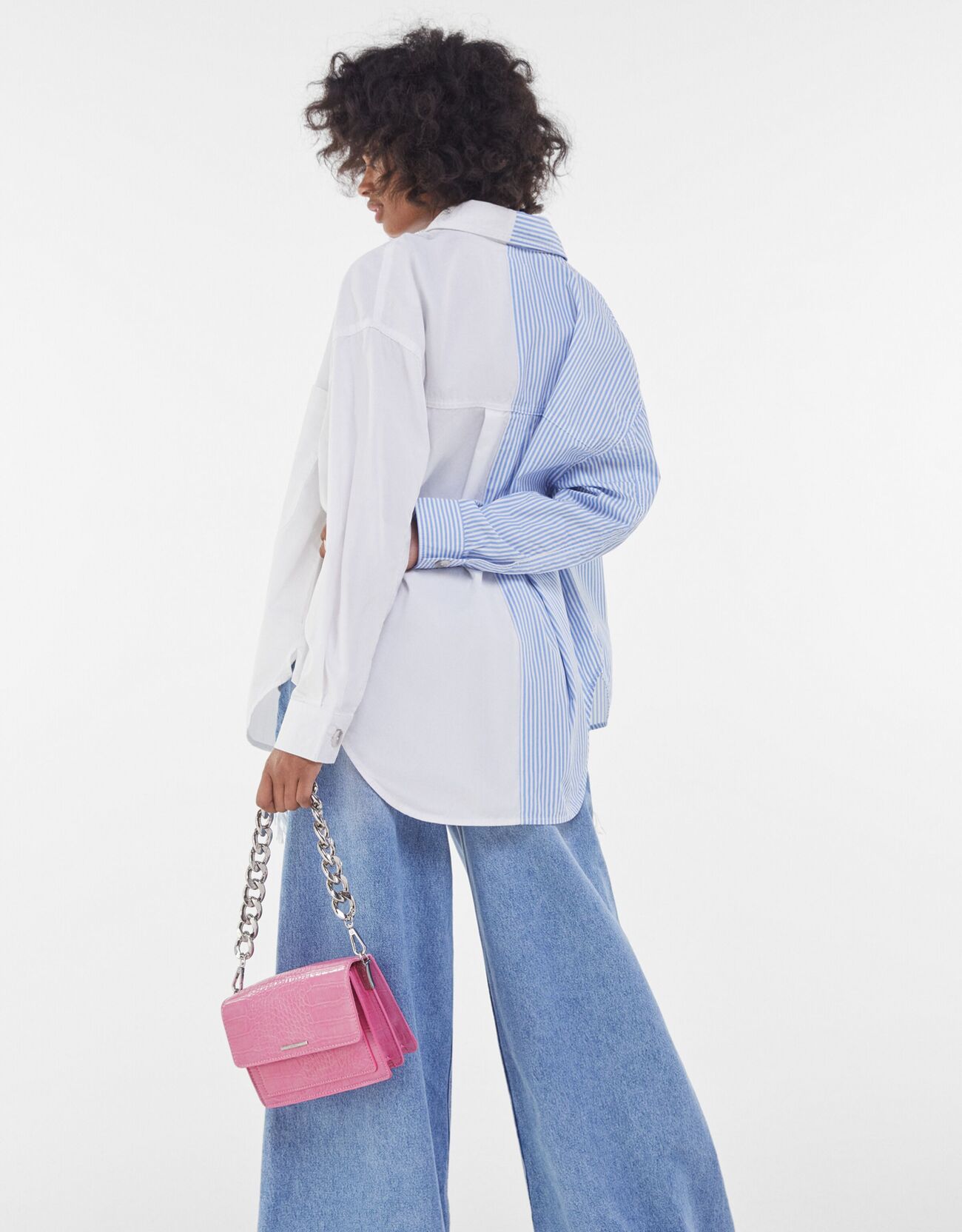 Bershka Timsah desenli clutch çanta 6 Bershka Timsah desenli clutch çanta 7