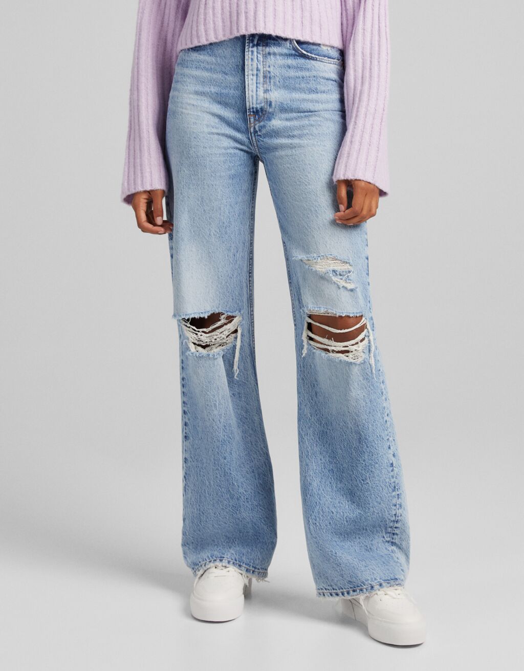 Bershka jeans wide leg hot sale