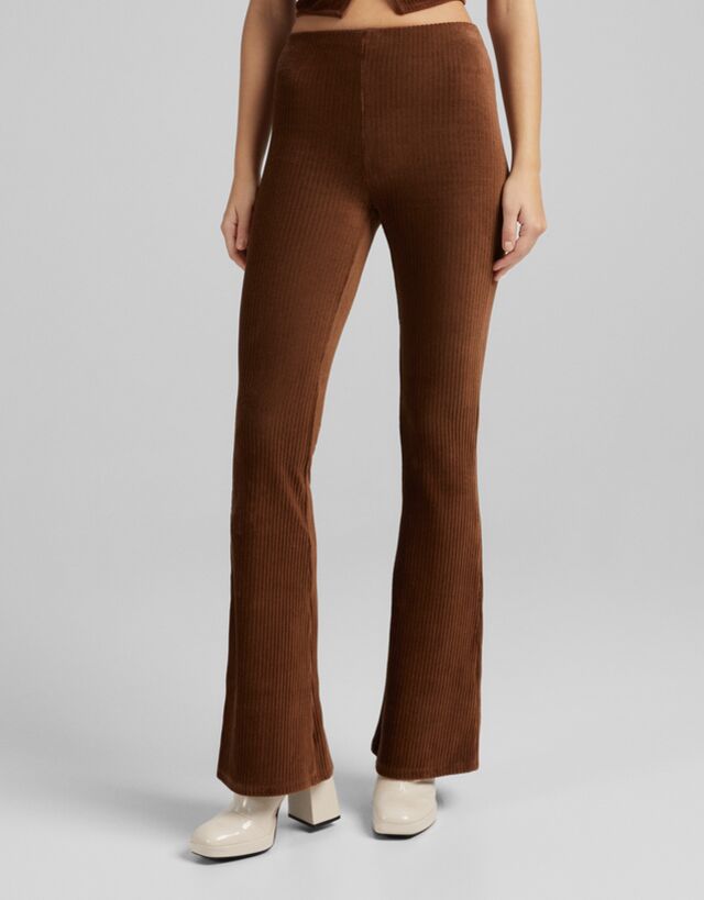 bershka flared legging